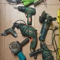 flessibile, trapano, avvitatore,seghetto e vari