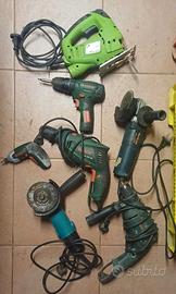 flessibile, trapano, avvitatore,seghetto e vari