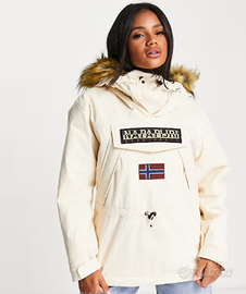 Napapijri - Skidoo - Giacca bianco sporco con capp