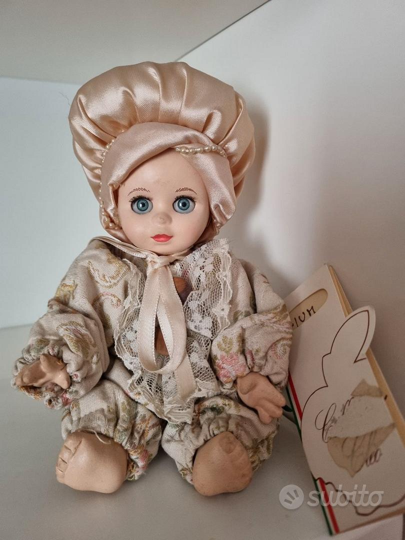 BAMBOLA PORCELLANA BISCUIT CLEò MERLETTO MARILù FAENZA DOLL PORCELAIN NEW