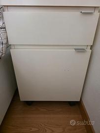 Mobile/carrello da ufficio: P 51cm  H 62cm L 40cm