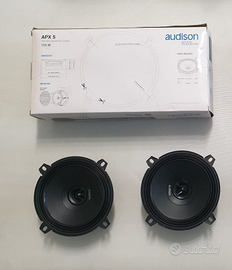 2 Altoparlanti coassiali audison APX 5 130mm 150W