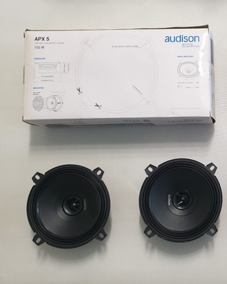 2 Altoparlanti coassiali audison APX 5 130mm 150W