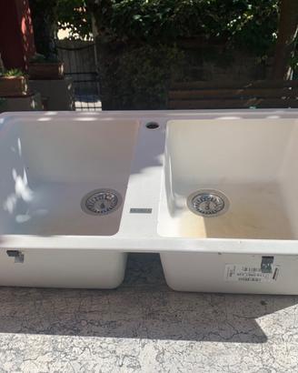 Lavello FRANKE in resina Fraganite bianco