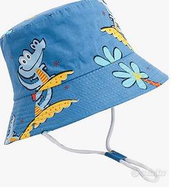 Cappello bambino bambina protezione sole 1 2 anni