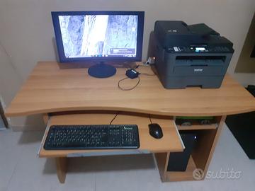 PC06  Asus   + Monitor 24" +  Stampante laser wifi
