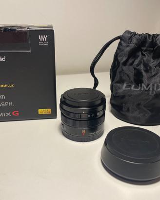 Panasonic Leica DG Summilux 15mm f/1.7 ASPH