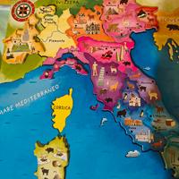 Puzzle Italia con calamite