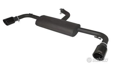 SCARICO POSTERIORE GTI Look VW GOLF 6 2x90mm NERO