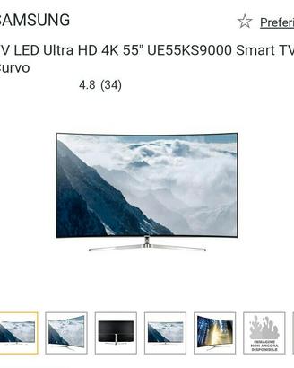 televisore Samsung curvy