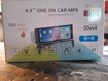 autoradio 1din universale Apple carplay e Android 