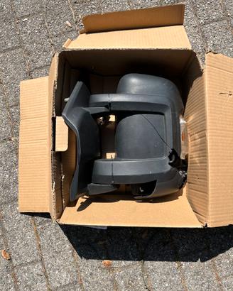 specchietto sinistro lato guida fiat ducato 2009+