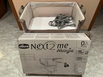 Culla Next2Me Magic e sdraietta Hooplà Chicco