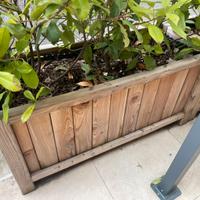 Fioriere in legno massello larice