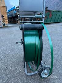 REGGIATRICE A BATTERIA CON CARRELLO