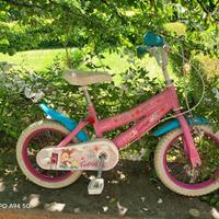 bicicletta bambina 5 anni 16" con ruotini GRATIS