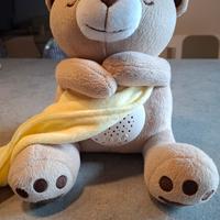 Peluche orsetto bambini con rumori bianchi e luci