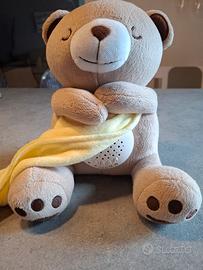 Peluche orsetto bambini con rumori bianchi e luci