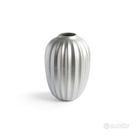 vaso basso rigolo argento