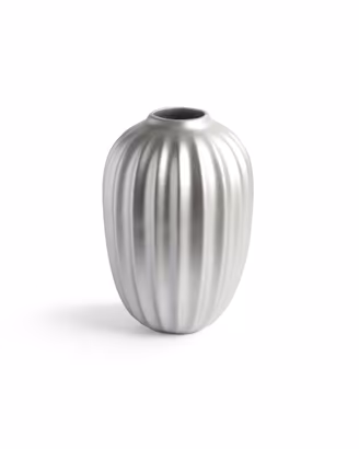 vaso basso rigolo argento