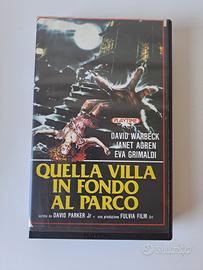 Film VHS Quella Villa in fondo al Parco