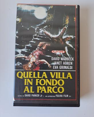 Film VHS Quella Villa in fondo al Parco