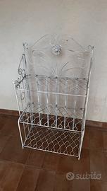 Scaffale ferro battuto