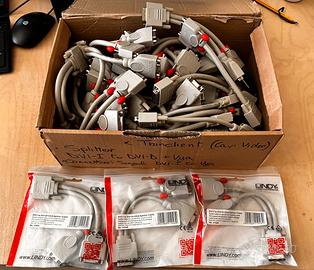 ca 30 Cavi splitter DVI-I a DVI-D+VGA Lindy 41048