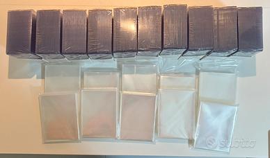 10 Toploader e 10 Sleeve tcg