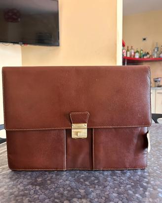Borsa Ventiquattrore in vera pelle 