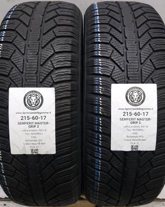 2 GOMME 215 60 17 SEMPERIT A64118