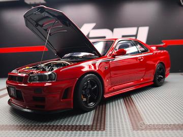 1/18 Nissan R34 MotorHelix