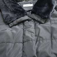 giacca con pellicciotto nero taglia 57.