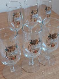 Set di 6 bicchieri calici da birra Stella Artois