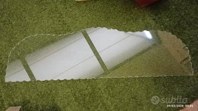 Mensola vetro lavorata artigianalmente 