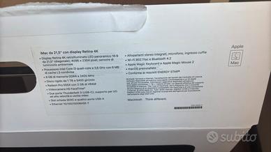 Apple Imac + Magic Keyboard e Magic Mouse