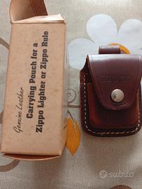 Porta accendino Zippo in cuoio 