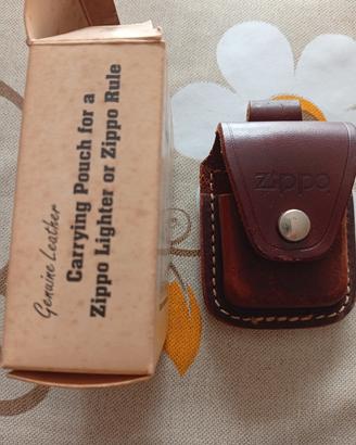 Porta accendino Zippo in cuoio 