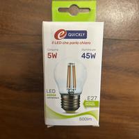 Set 10 lampadine led vintage luce naturale