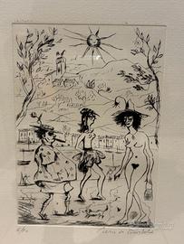 Acquaforte originale – Grafica d'arte firmata