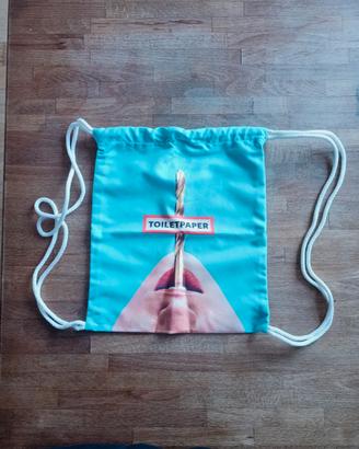 zaino a sacco toilet paper