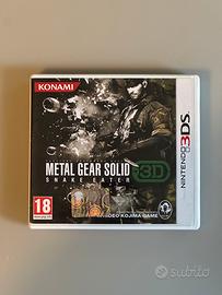 Metal Gear Solid Snake Eater Nintendo 3DS