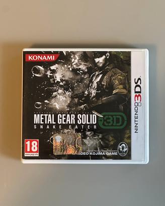 Metal Gear Solid Snake Eater Nintendo 3DS