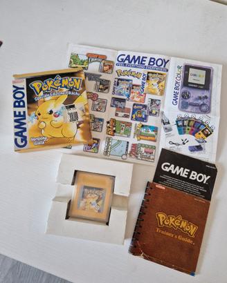 Pokémon Versione Gialla - Game Boy - completo CIB