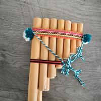 Flauto di Pan tradizionale in legno bambù 