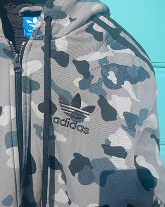 giacca  adidas  felpata 