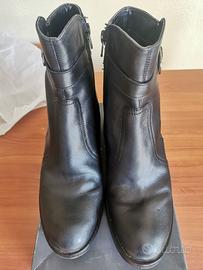 Stivaletti Donna in Pelle Nera nr. 38 - tacco 5 cm