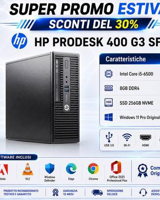 PC i5 6500 8GB DDR4 SSD 256GB Win 11 Pro