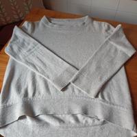Maglioncino 100% cachemire grigio T.S donna