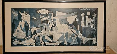 quadro con stampa di Guernica di Picasso